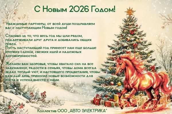 С наступающим Новым 2026 годом!