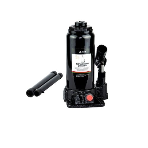 домкрат 6т., 195/370мм, бутылочный, tuv, 2 клапана белак