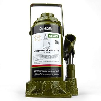 Домкрат 15т., 200/385мм, бутылочный ECO БелАК