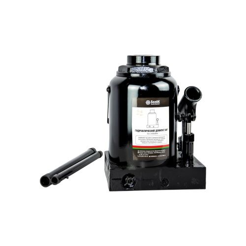 домкрат 50т., 255/405мм, бутылочный, tuv, 2 клапана белак