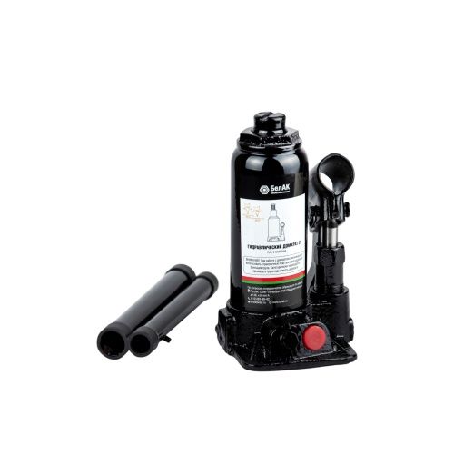 домкрат 3т., 158/298мм, бутылочный, tuv, 2 клапана белак