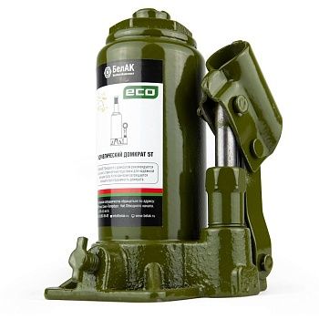 Домкрат 5т., 158/298мм, бутылочный ECO БелАК